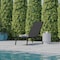 Flash Furniture Black/Black Adjustable Chaise Lounge JJ-LC326-BLK-BLK-GG - alternate 1